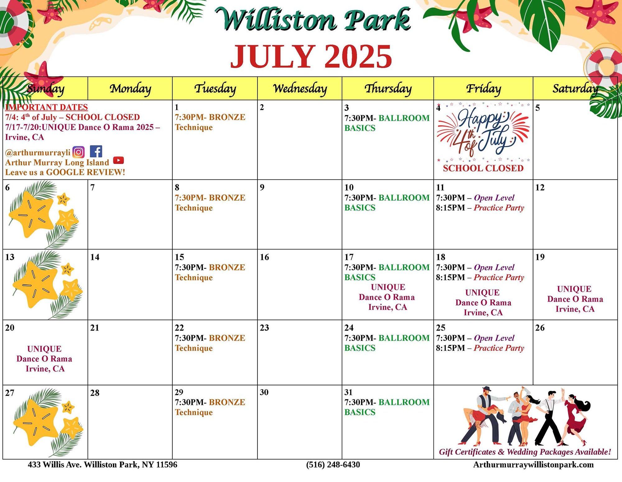 WILLISTON PARK JULY 2025