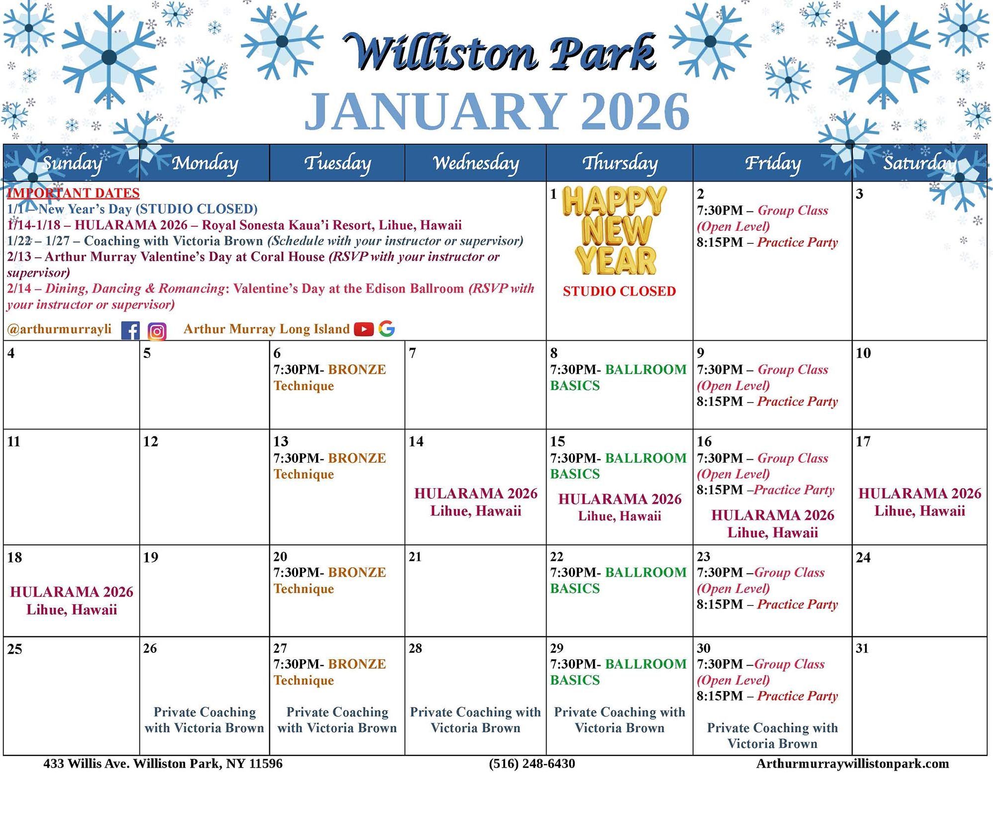 Williston Park - January 2026