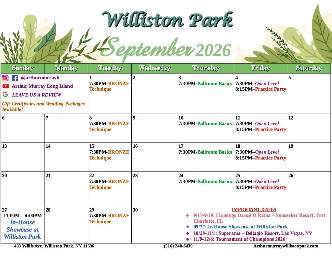 September 2026 Calendar